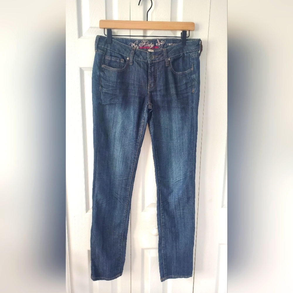 refuge, Dark Blue Skinny Jeans, 8R
